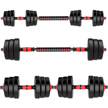 Load image into Gallery viewer, 30kg Adjustable Dumbbell and Barbell Set
