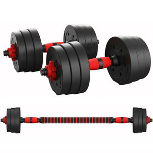 30kg Adjustable Dumbbell and Barbell Set