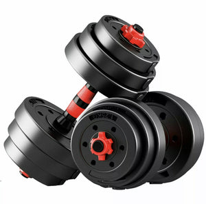 30kg Adjustable Dumbbell and Barbell Set